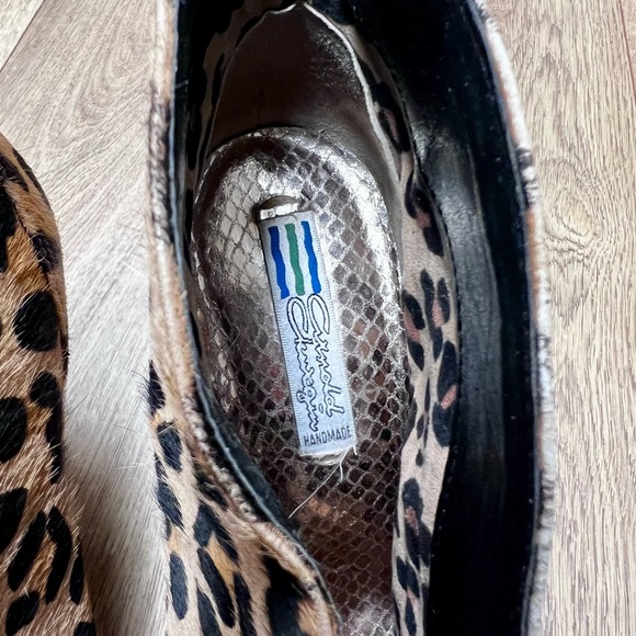 Arnold Churgin Cheetah Print Ankle Boots - Picture 5 of 6